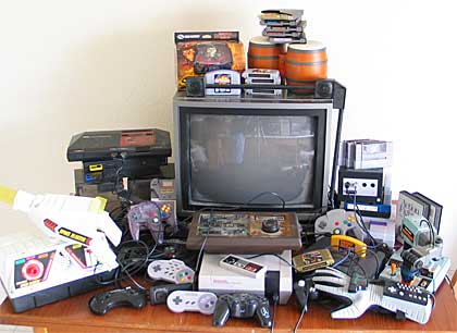 the tv game console